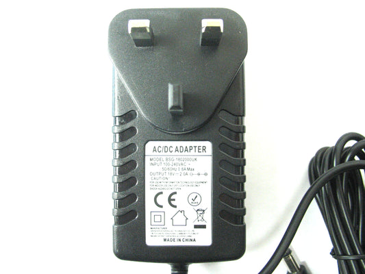 2000ma (2a) 18v 36w Regulated Switch Mode AC/DC Power Adaptor