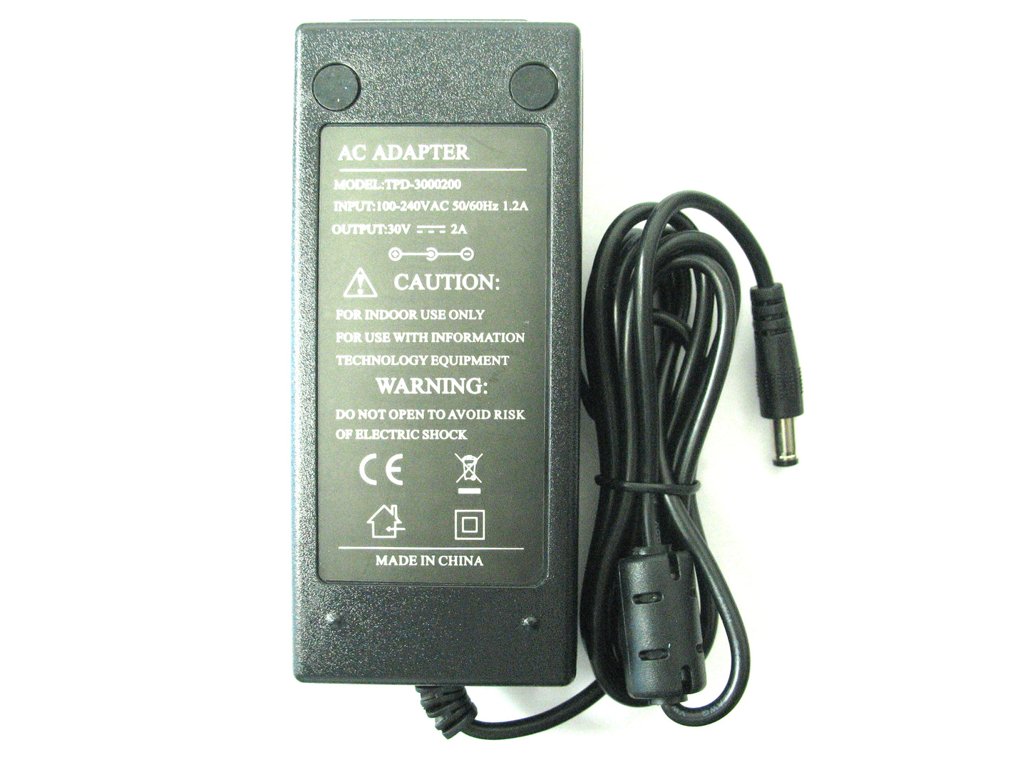 2000ma (2a) 30v 60w Mains Regulated Switch Mode AC/DC Desktop Power Adaptor