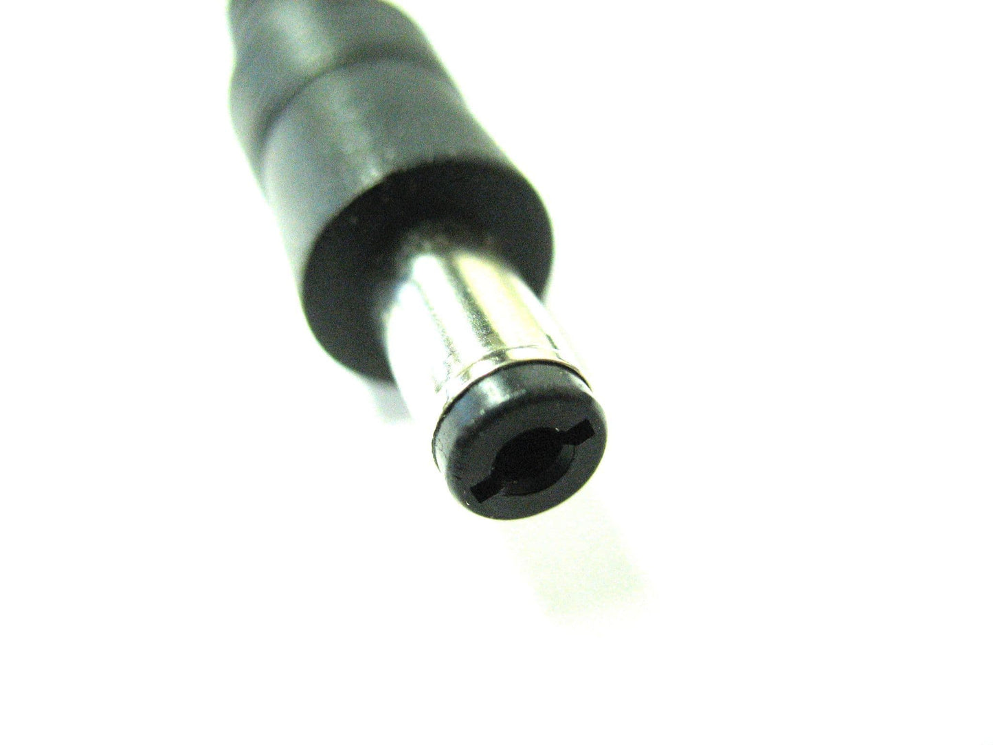 2.1mm x 5.5mm Jack to 2 Pin Half Moon Socket Power Adaptor Lead/Cable 15cm