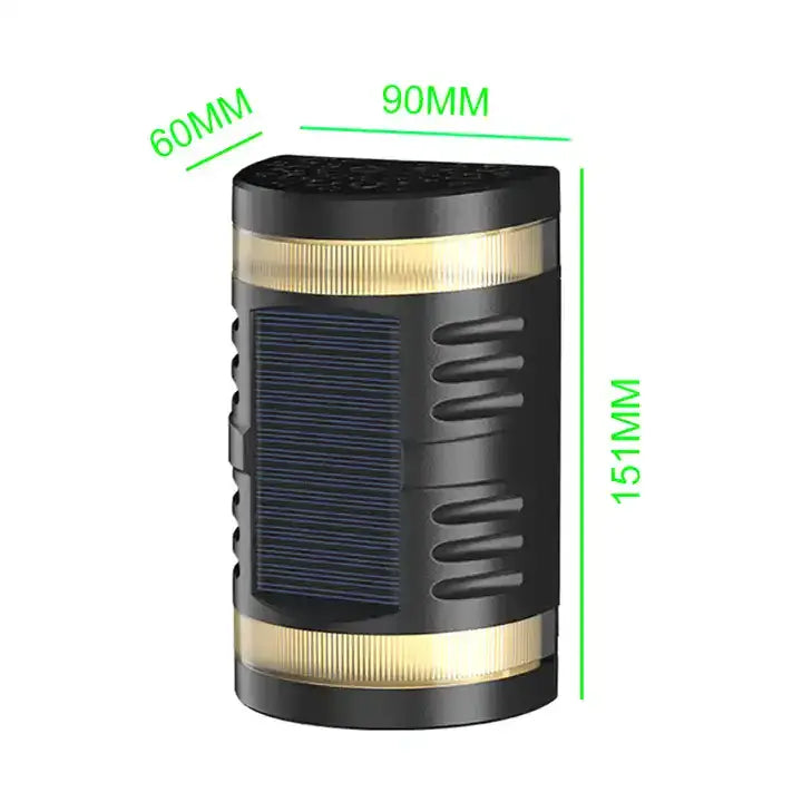 Solar LED Pattern Garden Wall Light