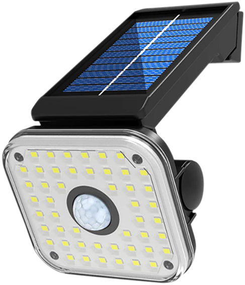 48 LED Solar Powered Outdoor Security Light With PIR And Adjustable bracket