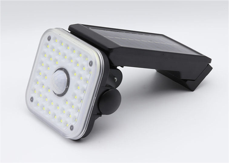 48 LED Solar Powered Outdoor Security Light With PIR And Adjustable bracket