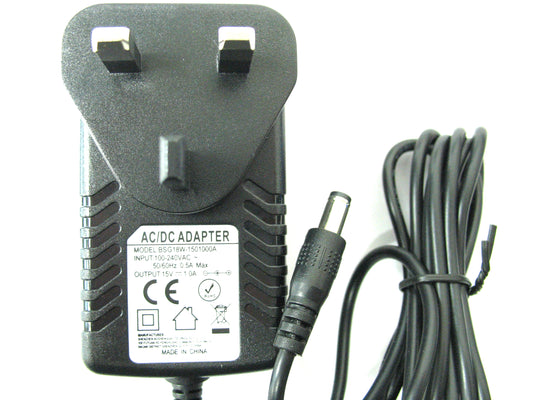 1000ma (1a) 15v 15w AC/DC Regulated Switch Mode Power Adaptor