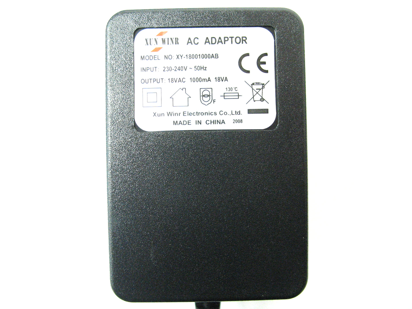 1000ma (1a) 18v 18VA AC/AC (AC Output) Power Adaptor