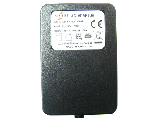 1000ma (1a) 18v 18VA AC/AC (AC Output) Power Adaptor