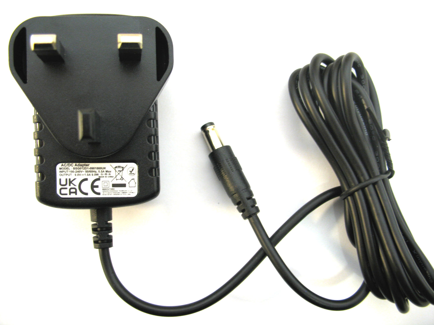 1000ma (1a) 9v 9w Regulated Switch Mode AC/DC Power Adaptor