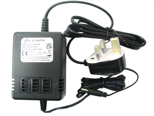 2000ma (2a) 16v 32VA AC/AC (AC Output) Power Adaptor