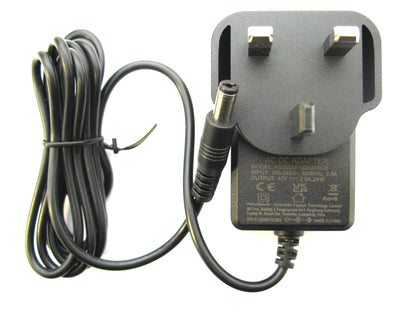 2000ma (2a) 12v 24w AC/DC Mains Regulated Switch Mode Power Adaptor