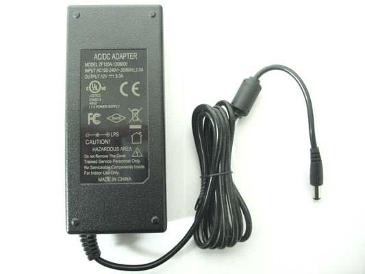 8000ma (8a) 12v 96w Regulated AC/DC Switch Mode Desktop Power Adaptor 96w