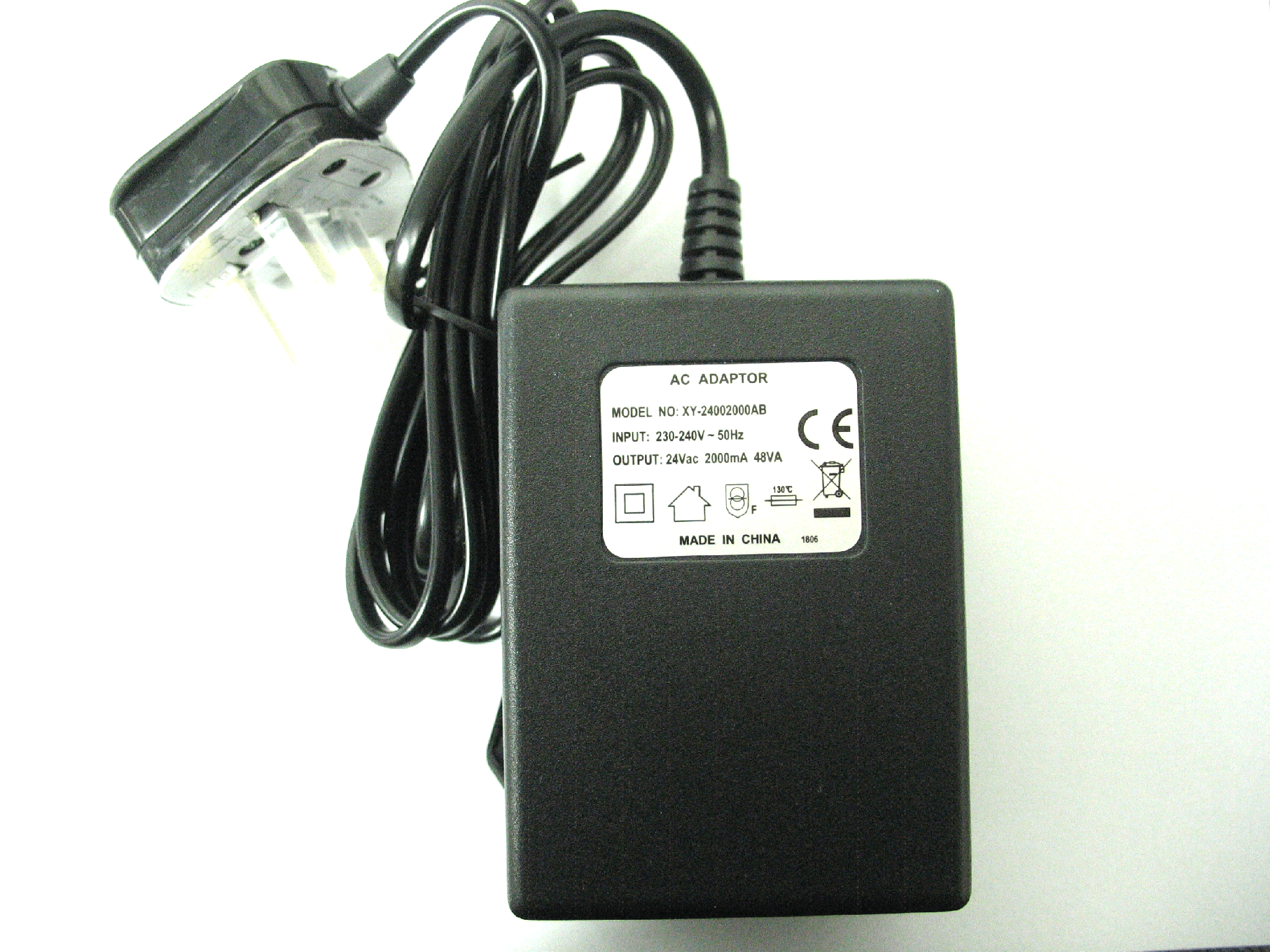 Ac2000 Adapter 2000ma (2a) 24v 48VA AC/AC (AC Output) Power Adaptor With Built In Soc ...
