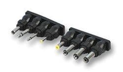 8 Piece DC Jack/Plug Adaptor Set