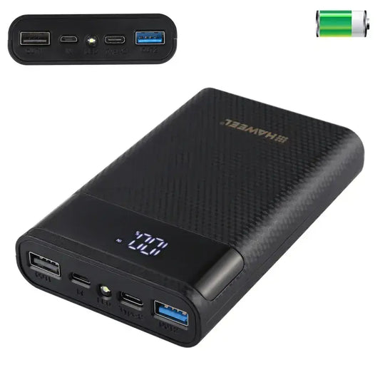 Pocket Mobile USB Power Bank (4 x 18650) - Black