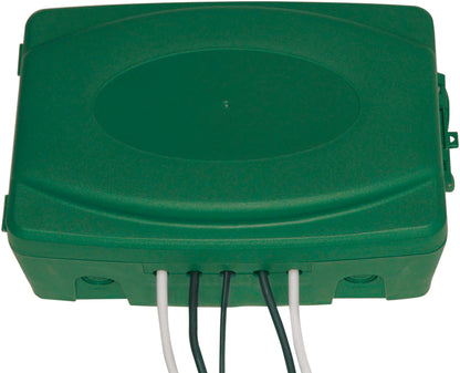 Outdoor IP 54 Rated Electrical Connection Box (Green)